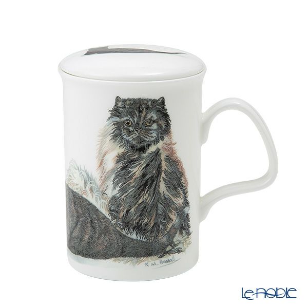 ロイカーカム キャットギャロール TorToishells（三毛猫） こし器付ビーカー 320ml