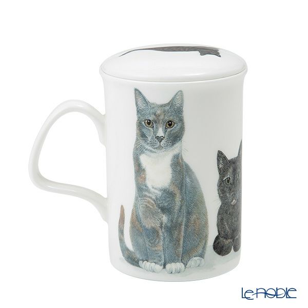 ロイカーカム キャットギャロール TorToishells（三毛猫） こし器付ビーカー 320ml