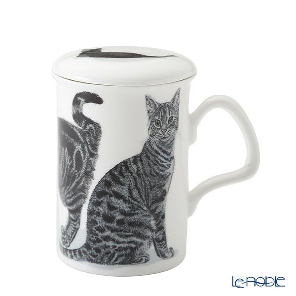 ロイカーカム キャットギャロール Tabbies（タビー） こし器付ビーカー 320ml