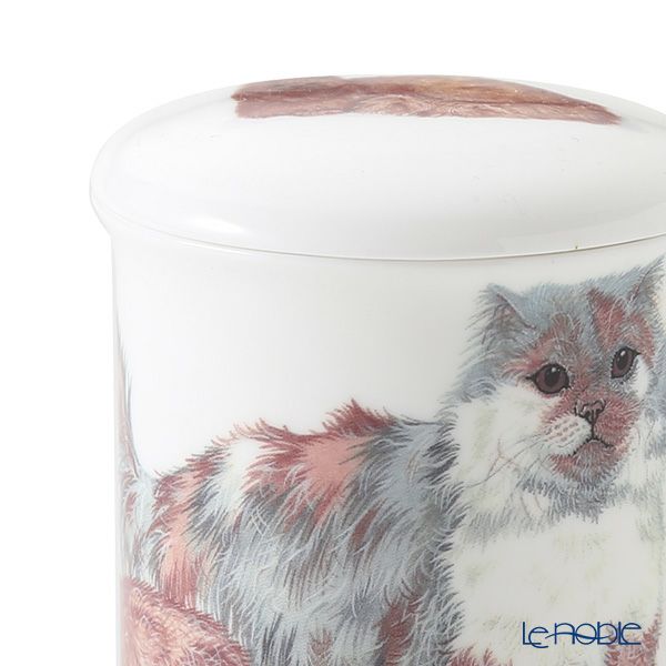 ロイカーカム キャットギャロール Longhaired Cats（長毛猫） こし器付ビーカー 320ml