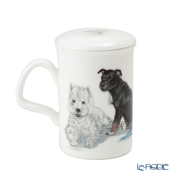 ロイカーカム ドッグギャロール Terriers（テリアグループ） こし器付ビーカー 320ml