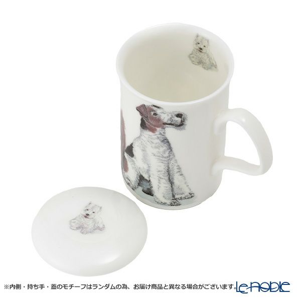 ロイカーカム ドッグギャロール Terriers（テリアグループ） こし器付ビーカー 320ml