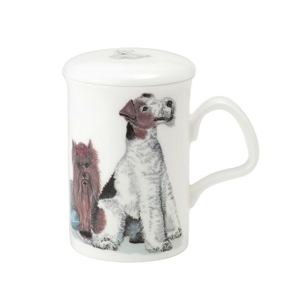 ロイカーカム ドッグギャロール Terriers（テリアグループ） こし器付ビーカー 320ml