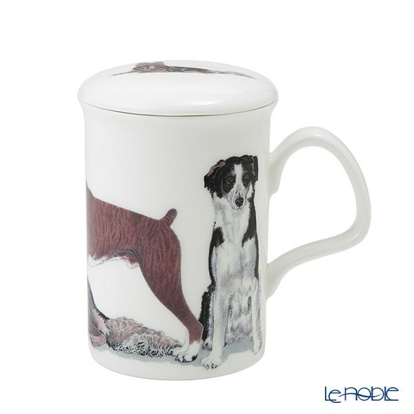 ロイカーカム ドッグギャロール Working Dogs（ワーキンググループ） こし器付ビーカー 320ml