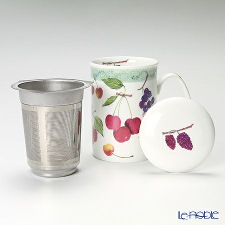 ロイカーカム ベリーアンドチェリー グレープ こし器付ビーカー 320ml