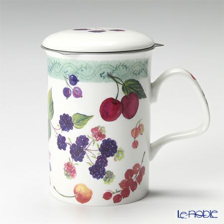 ロイカーカム ベリーアンドチェリー ブルーベリー こし器付ビーカー 320ml