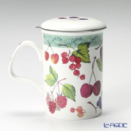 ロイカーカム ベリーアンドチェリー ブルーベリー こし器付ビーカー 320ml