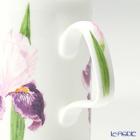 ロイカーカム アイリス 青紫系フラワー1 C こし器付ビーカー 320ml