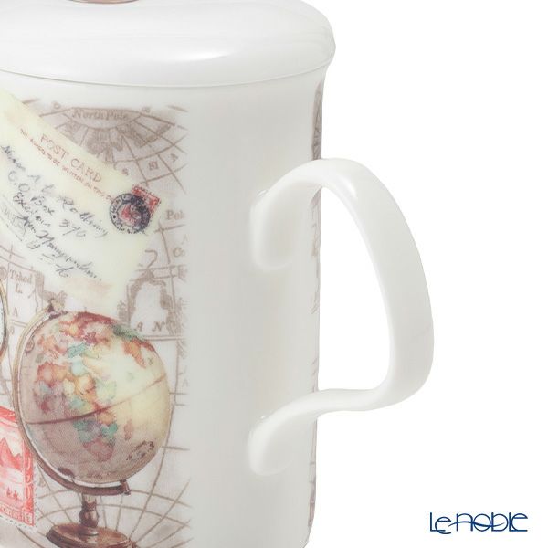 ロイカーカム パスタイム 地球儀 こし器付ビーカー 320ml