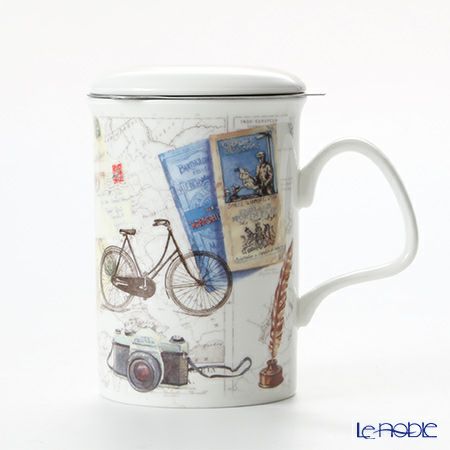 ロイカーカム パスタイム 自転車 こし器付ビーカー 320ml