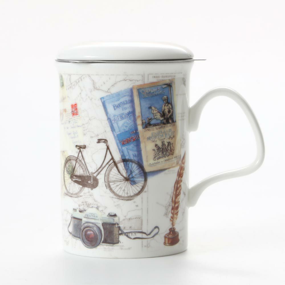 ロイカーカム パスタイム 自転車 こし器付ビーカー 320ml