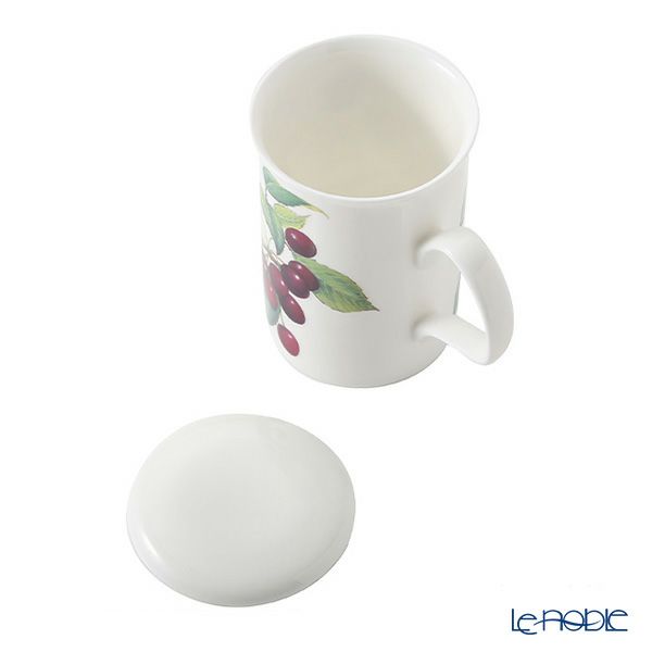 ロイカーカム チェリー パープル こし器付ビーカー 320ml