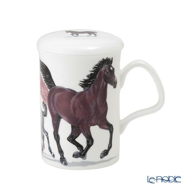 ロイカーカム ホース ブラウン こし器付ビーカー 320ml