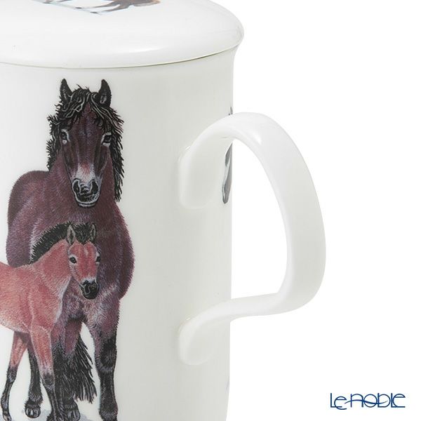 ロイカーカム ホース（親子） ブラウン こし器付ビーカー 320ml