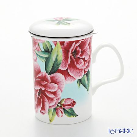 ロイカーカム カメリア ブルー こし器付ビーカー 320ml