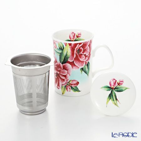 ロイカーカム カメリア ブルー こし器付ビーカー 320ml