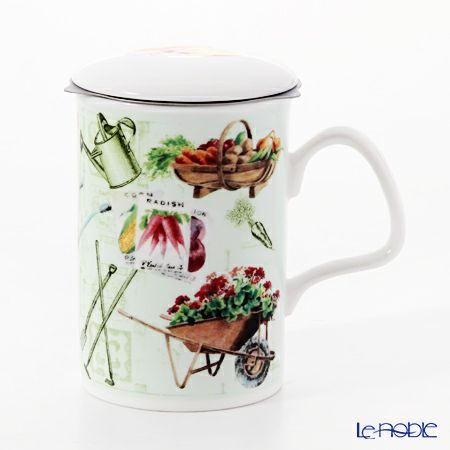 ロイカーカム イン ザ ガーデン（バスケット） こし器付ビーカー 320ml