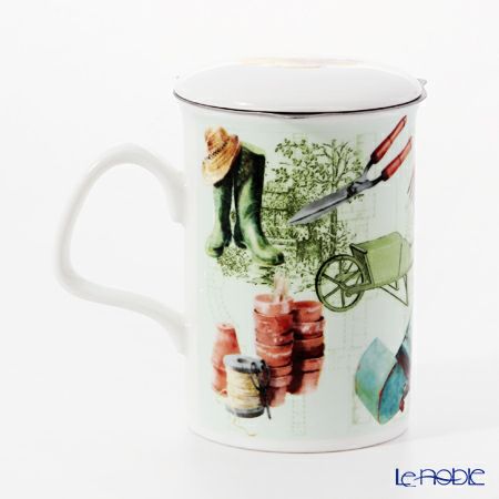 ロイカーカム イン ザ ガーデン（バスケット） こし器付ビーカー 320ml