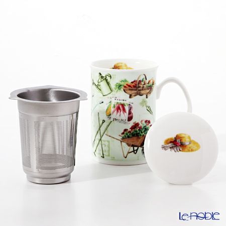 ロイカーカム イン ザ ガーデン（バスケット） こし器付ビーカー 320ml