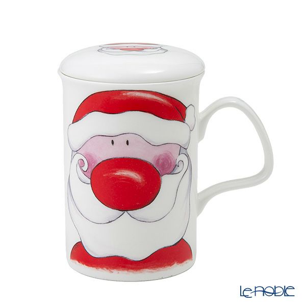 ロイカーカム ハッピークリスマス（サンタ） こし器付ビーカー 320ml