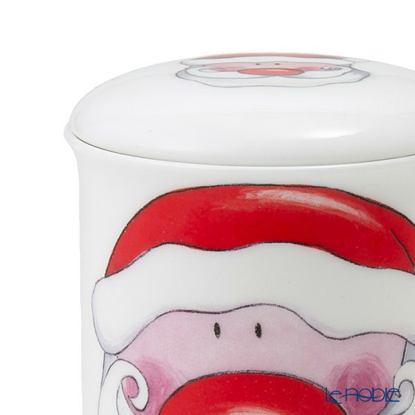 ロイカーカム ハッピークリスマス（サンタ） こし器付ビーカー 320ml