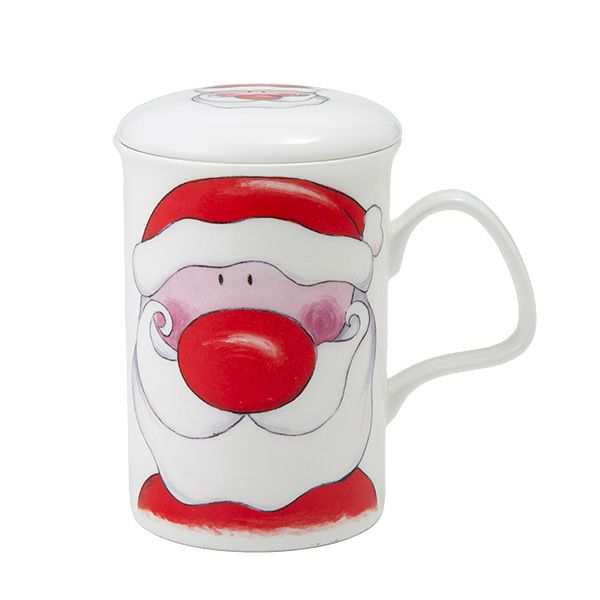 ロイカーカム ハッピークリスマス（サンタ） こし器付ビーカー 320ml