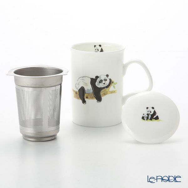 ロイカーカム パンダ こし器付ビーカー 320ml