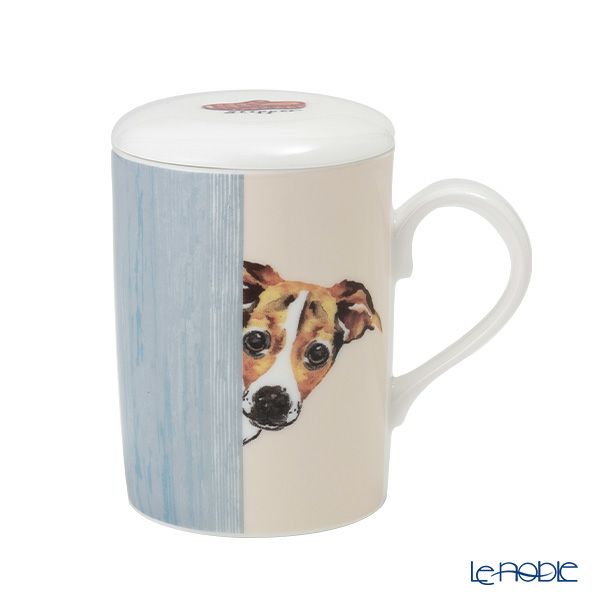 ロイカーカム ドッグスルーザドア（ジャックラッセル） こし器付ビーカー・ルーシー 325ml