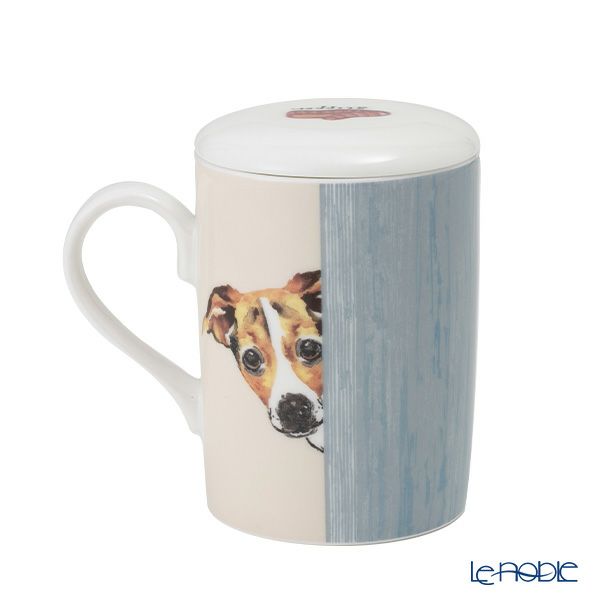 ロイカーカム ドッグスルーザドア（ジャックラッセル） こし器付ビーカー・ルーシー 325ml