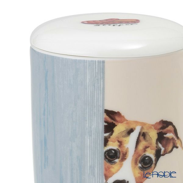 ロイカーカム ドッグスルーザドア（ジャックラッセル） こし器付ビーカー・ルーシー 325ml