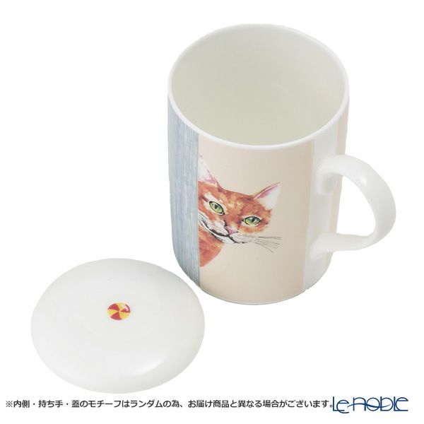 ロイカーカム キャットスルーザドア（茶トラ白） こし器付ビーカー・ルーシー 325ml