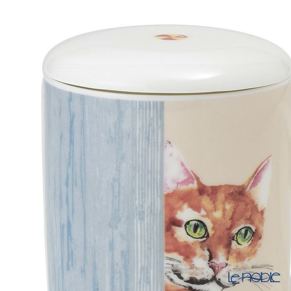 ロイカーカム キャットスルーザドア（茶トラ白） こし器付ビーカー・ルーシー 325ml