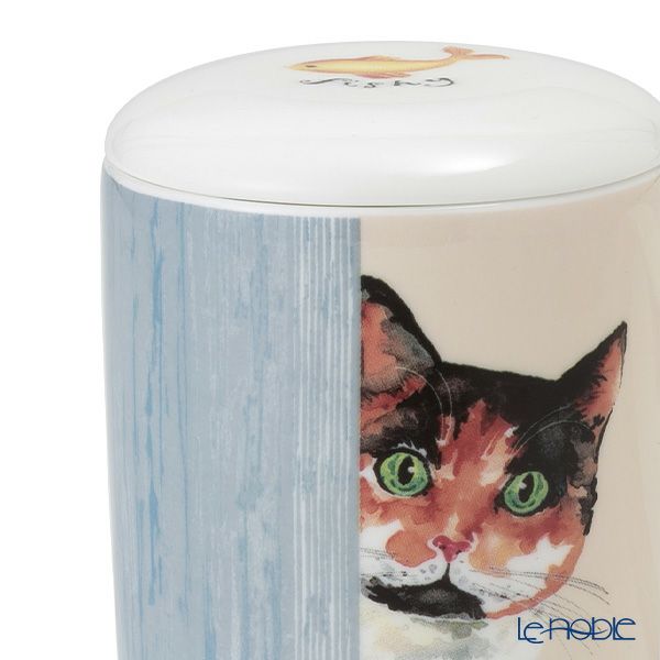 ロイカーカム キャットスルーザドア（三毛猫） こし器付ビーカー・ルーシー 325ml