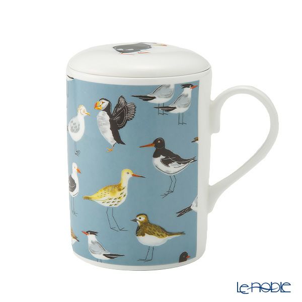 ロイカーカム シーバード ビーカー／マグカップ ルーシー 325ml 蓋＆こし器（茶こし）付き