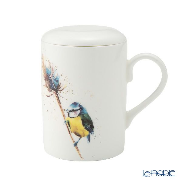 ロイカーカム バード ＆ ティーズル C ビーカー／マグカップ ルーシー 325ml 蓋＆こし器（茶こし）付き