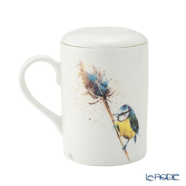 ロイカーカム バード ＆ ティーズル C ビーカー／マグカップ ルーシー 325ml 蓋＆こし器（茶こし）付き