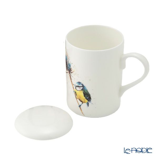 ロイカーカム バード ＆ ティーズル C ビーカー／マグカップ ルーシー 325ml 蓋＆こし器（茶こし）付き