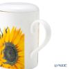 ロイカーカム サンフラワー A ビーカー／マグカップ ルーシー 325ml 蓋＆こし器（茶こし）付き