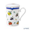 ロイカーカム ヘリテージフルーツ ビーカー／マグカップ 320ml 蓋＆こし器（茶こし）付き