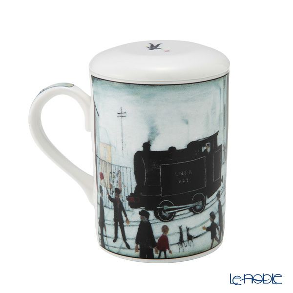 ロイカーカム ローリー／LEVEL CROSSING ビーカー／マグカップ 325ml 蓋＆こし器（茶こし）付き