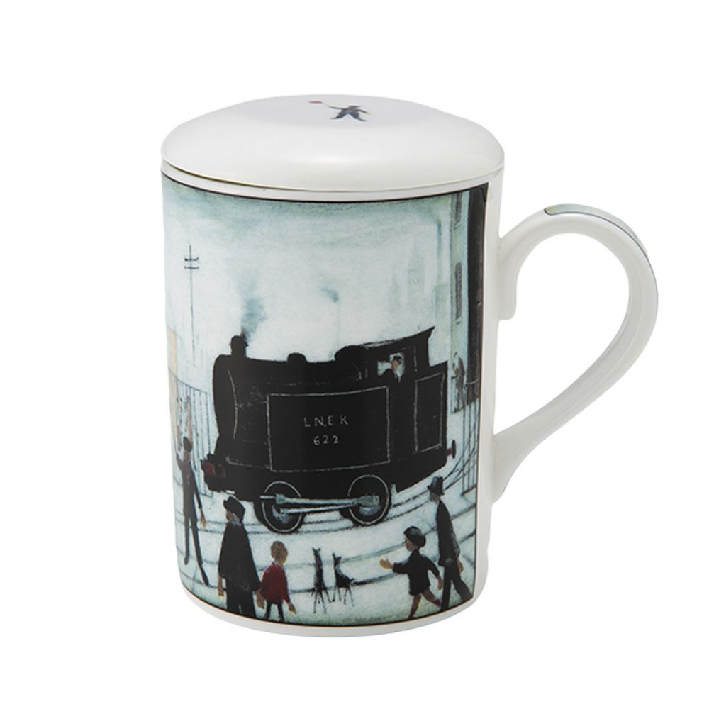 ロイカーカム ローリー／LEVEL CROSSING ビーカー／マグカップ 325ml 蓋＆こし器（茶こし）付き