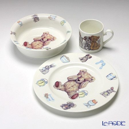 ロイカーカム テディタイム ブルー 3ピースセット