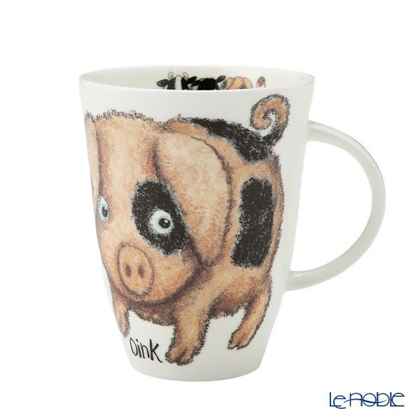 ロイカーカム シャット・ザ・ゲード Pig ブタ ビーカー・ルイーズ 400ml