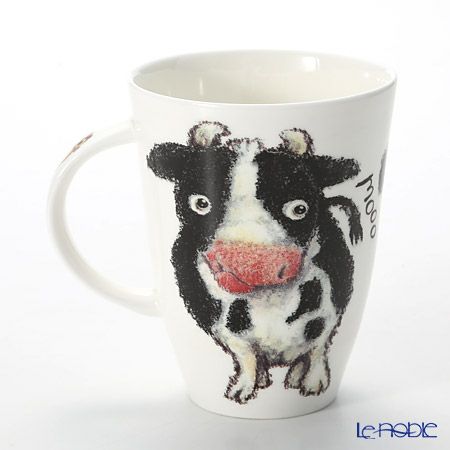 ロイカーカム シャット・ザ・ゲード Cow ウシ ビーカー・ルイーズ 400ml