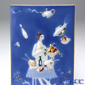 マイセン（Meissen） 陶板 青のメルヘン 930007／9p333 魔法の食卓（額無）
