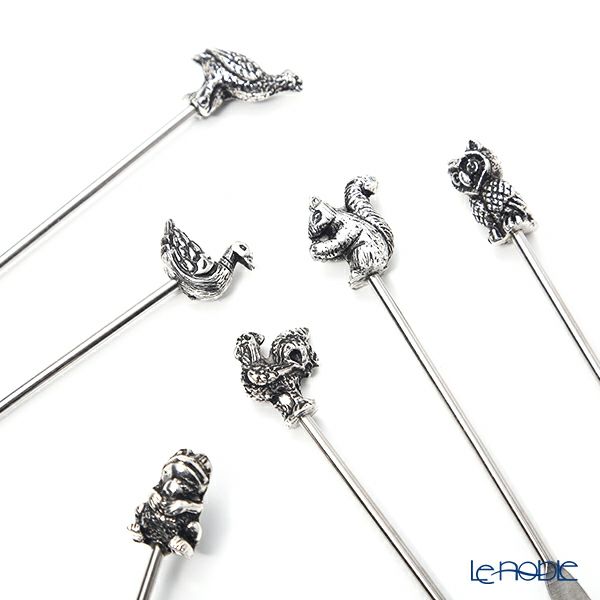 アディルサ フルーツピック 6本セット 森の仲間 AD871P