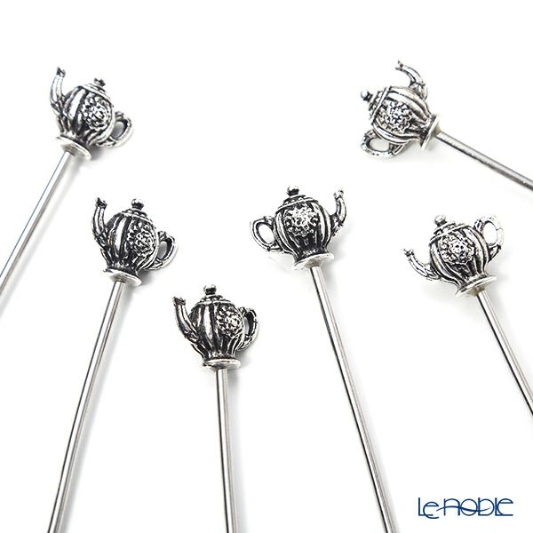 アディルサ フルーツピック 6本セット ティーポット AD897P