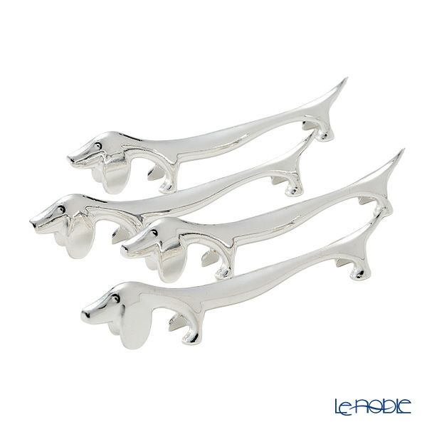 アディルサ ナイフレスト／カトラリーレスト 4個セット 犬 704P スペイン製