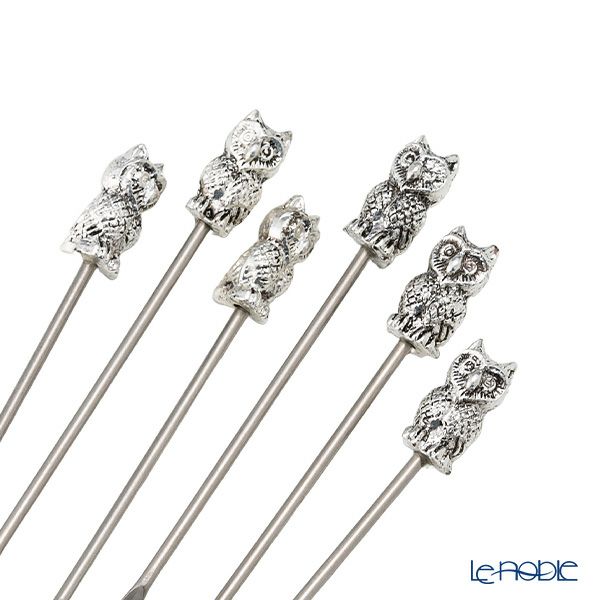 アディルサ フルーツピック 6本セット フクロウ AD944P