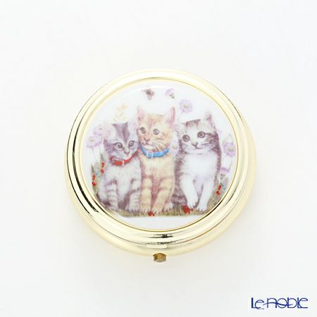 ロイター・ポーセリン ピルケース 5cm 9.242／0 子猫